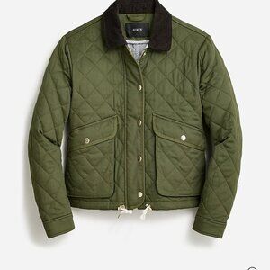 J.Crew Limited-edition new cropped quilted Barn Jacket